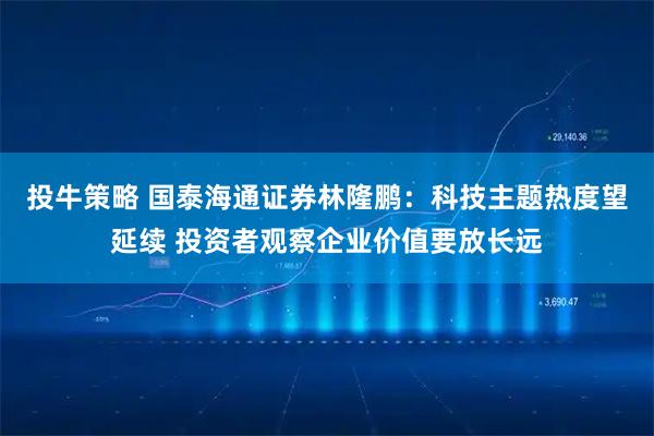 投牛策略 国泰海通证券林隆鹏：科技主题热度望延续 投资者观察企业价值要放长远